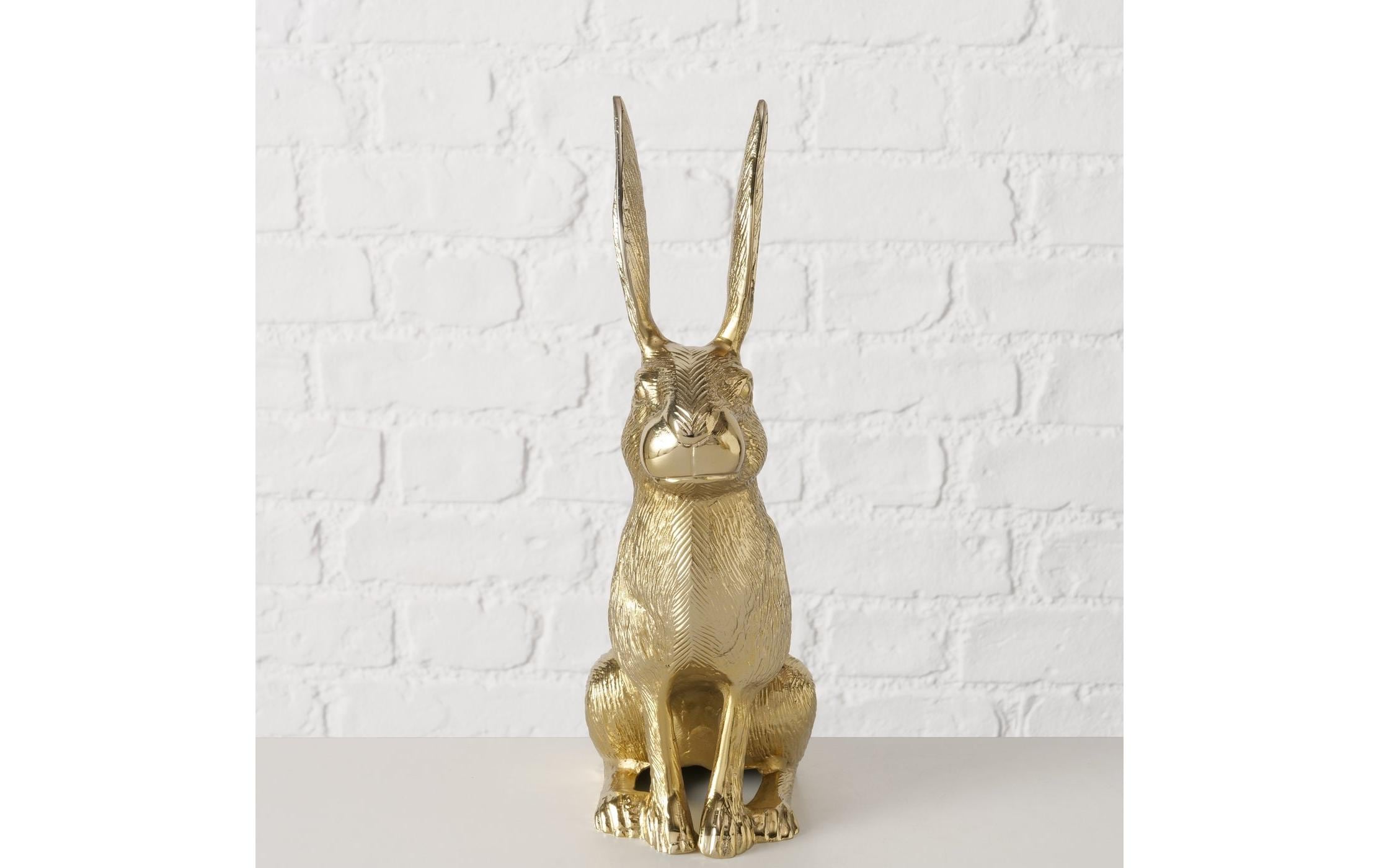 Aufsteller Hase Hannes 35 cmOsterdeko aus Metall