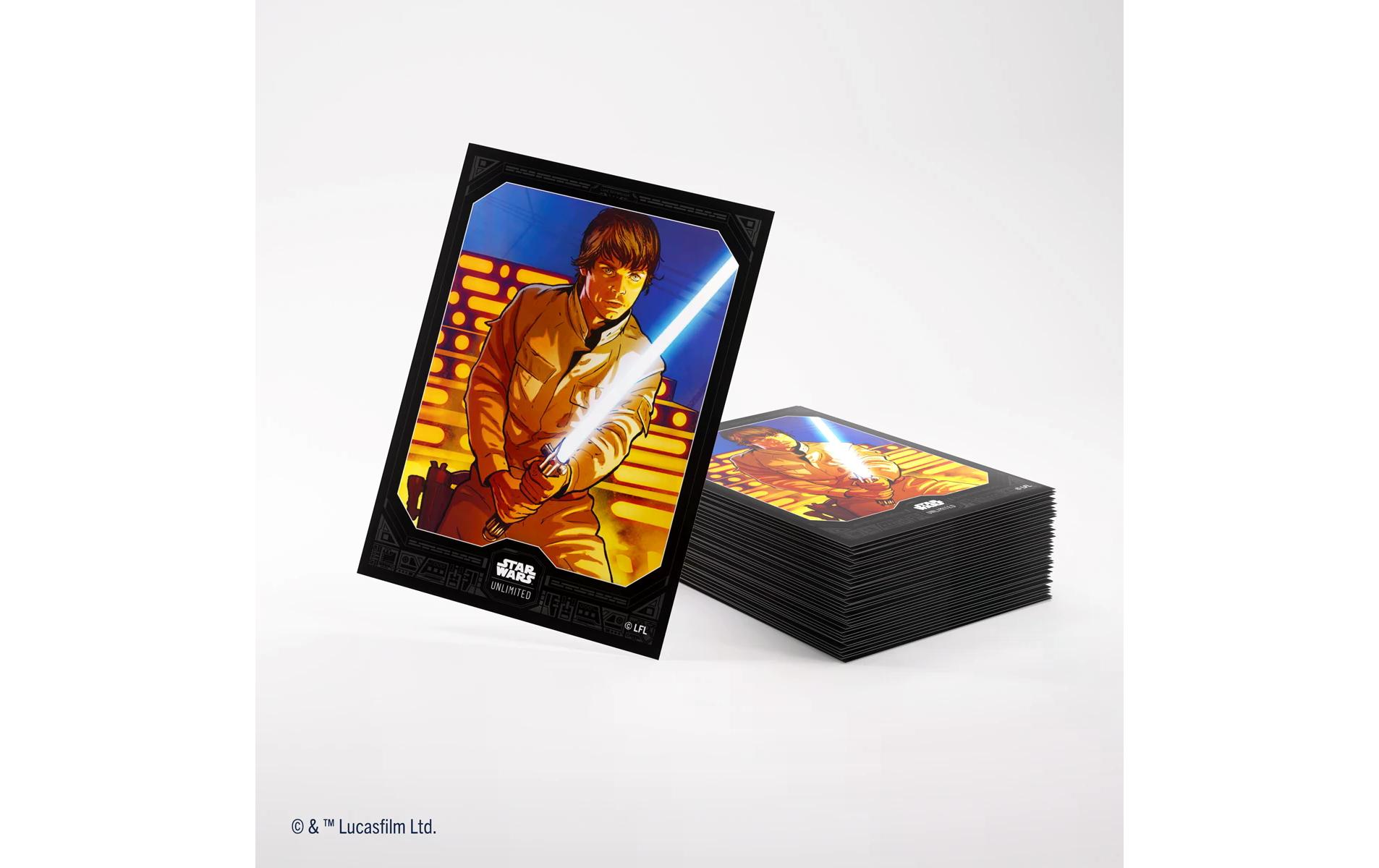Kartenhülle Art Sleeves Luke Skywalker 60 +1 Stk.Bedruckte Kartenhüllen in Standardgrösse
