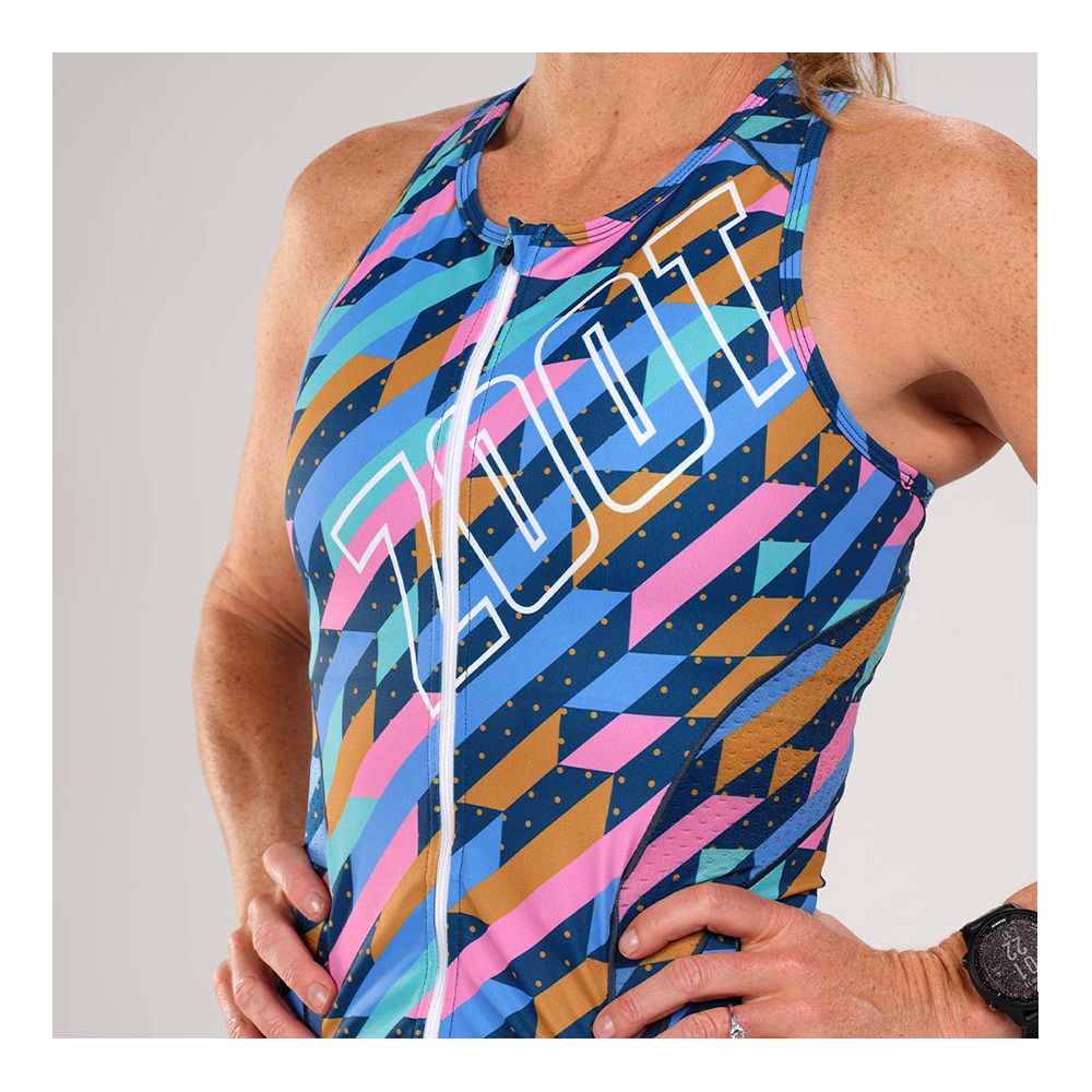 Zoot LTD TRI SLVS FZ - Combinaison trifonction shorty Femme unbreakable
