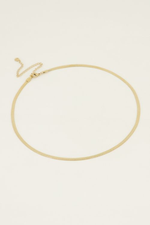 Platte schakelketting