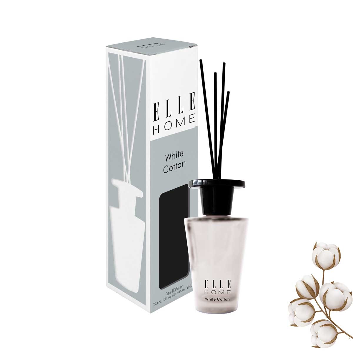 Diffuseur d'ambiance - White Coton - Floral - 150 ml