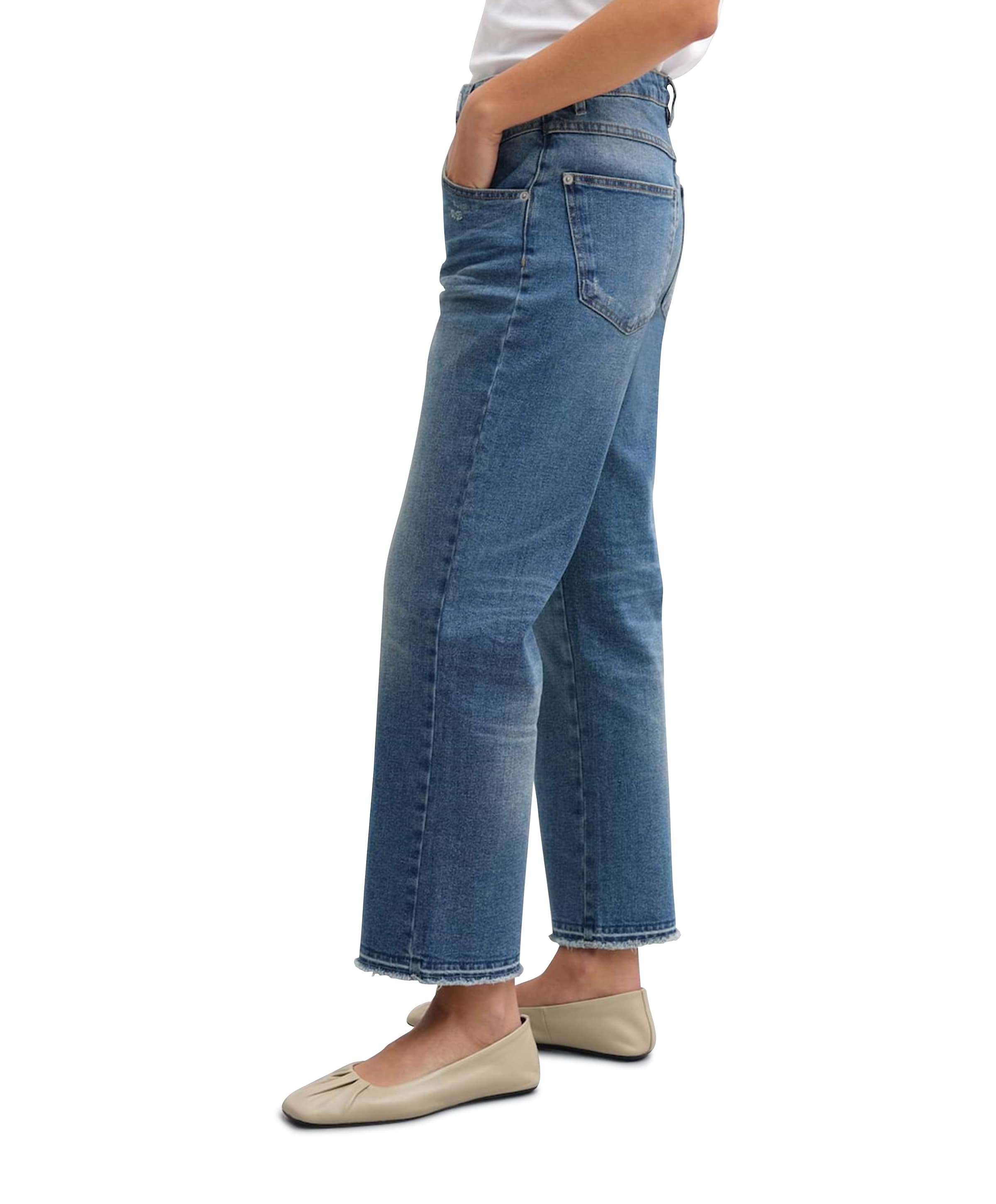 OPUS Lani twist dames jeans blauw