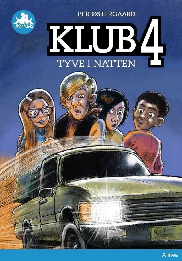 Klub 4 - Tyve I Natten, Blå Læseklub - Per Østergaard - Bog