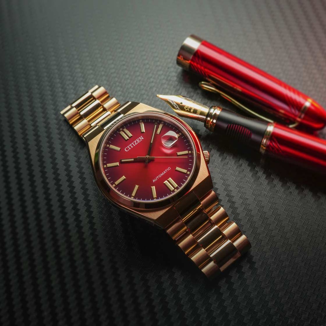 Citizen Tsuyosa Automatik Rot/Gold