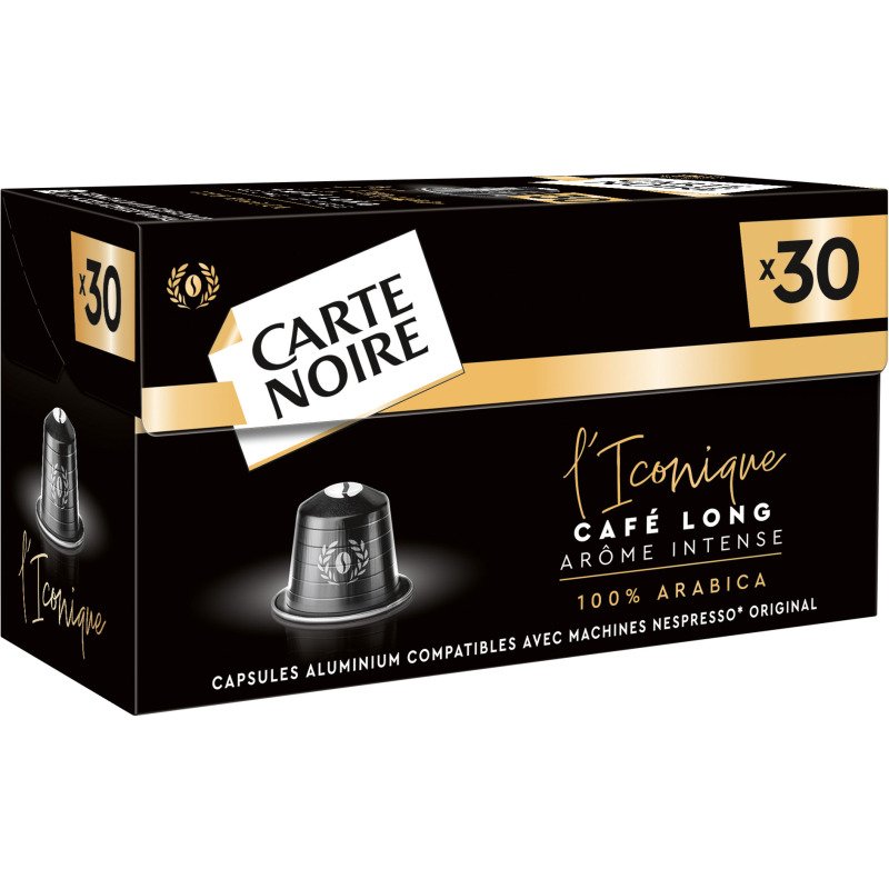 Capsules de café Carte Noire L'Iconique N°7 - Boîte de 30