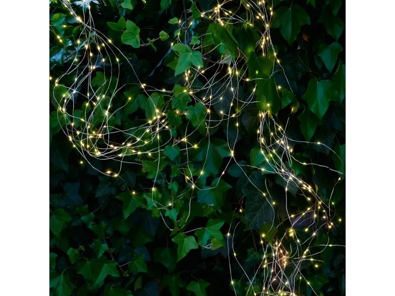 Sirius Knirke - 200 LED - Klar/Sølv