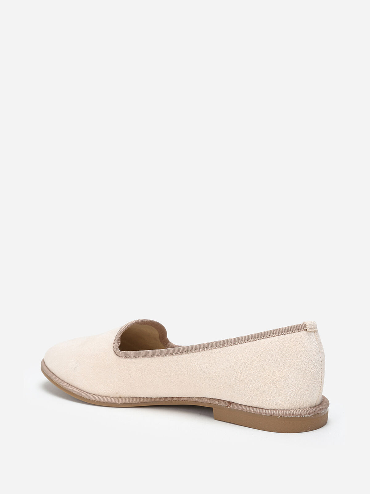 Slippers en suédine- Beige