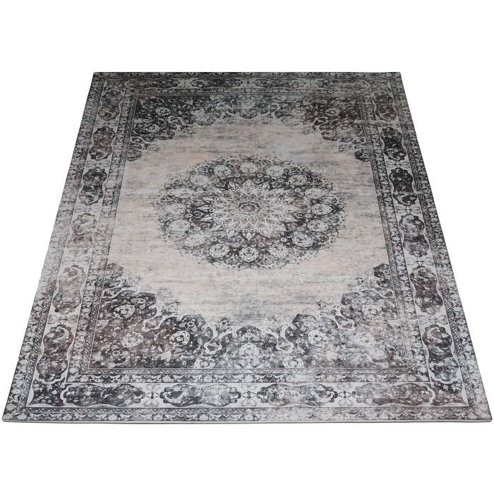 Vloerkleed Viola Antraciet 200 x 200 cm