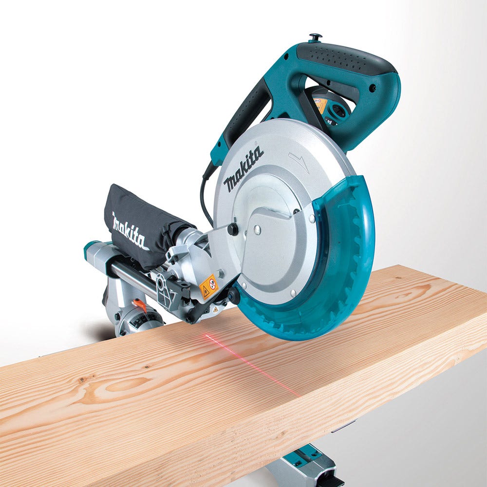 Serra de esquadria composta deslizante MAKITA 1430W 260mm LS1018L