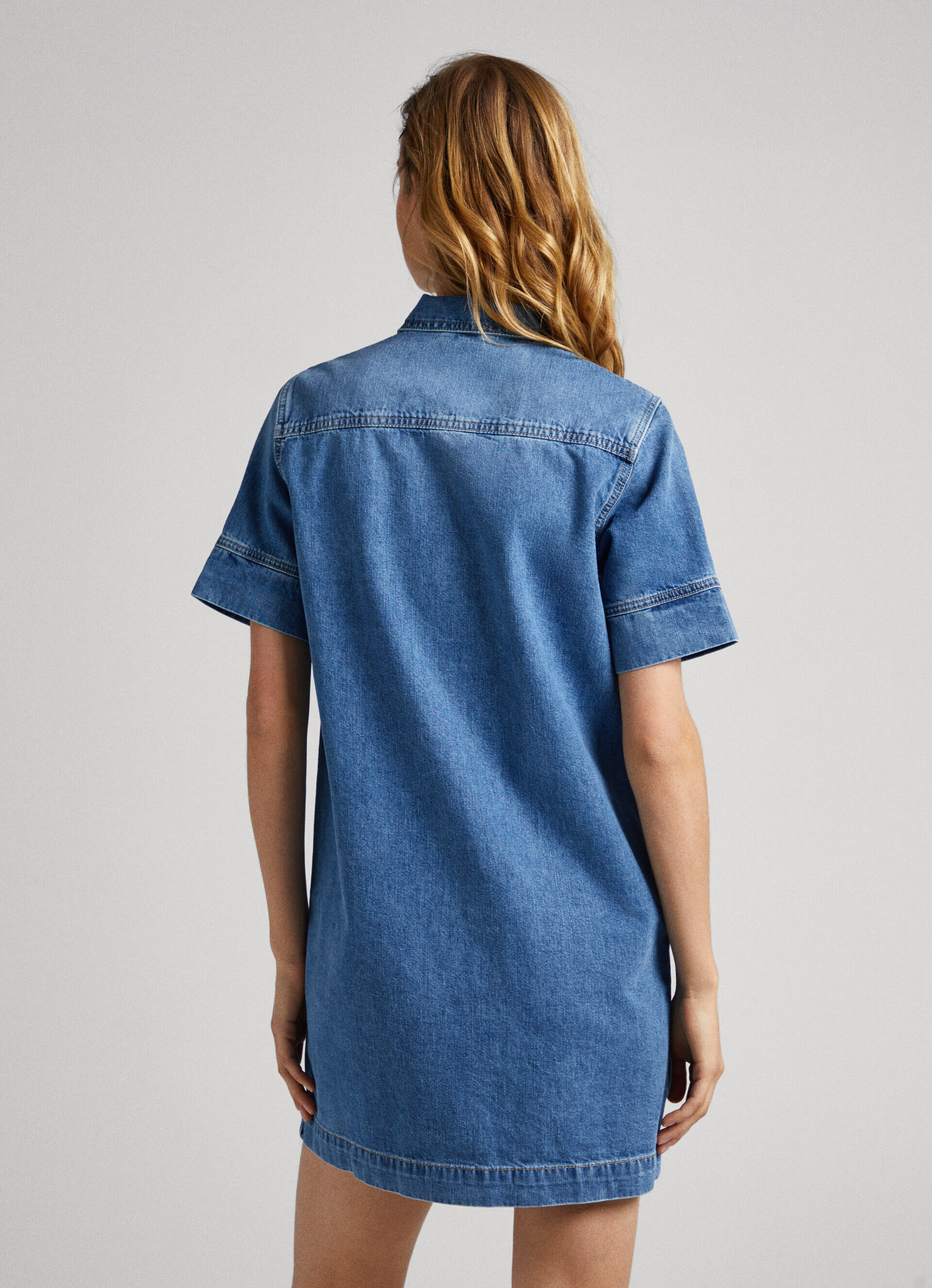 VESTIDO JEANS DE CORTE REGULAR - jeans