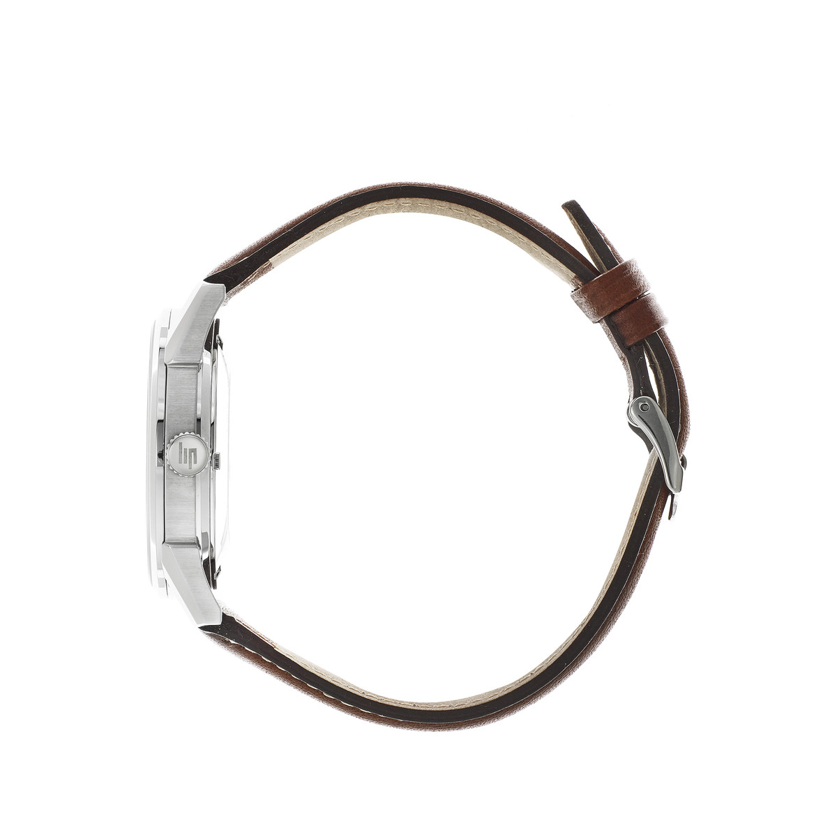 Montre Lip mixte squelette automatique acier cuir