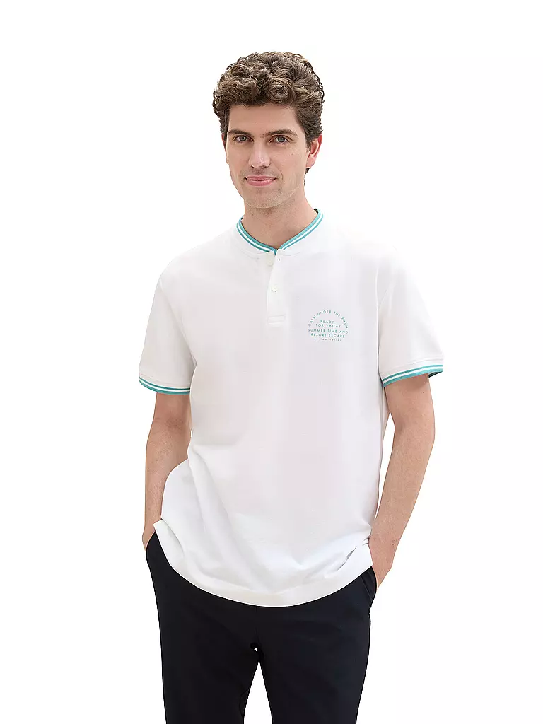 TOM TAILOR Poloshirt  weiss