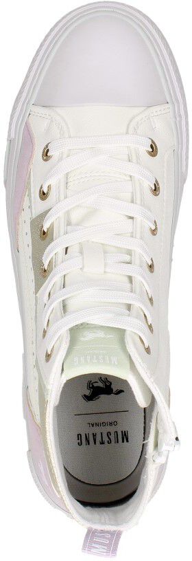 Mustang Veterschoenen Hoog wit