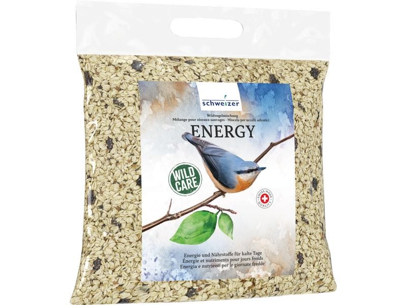 Eric Schweizer Vogelfutter Wildvogelmischung Energy 5 kg Energie und Nährstoffe für kalte Tage