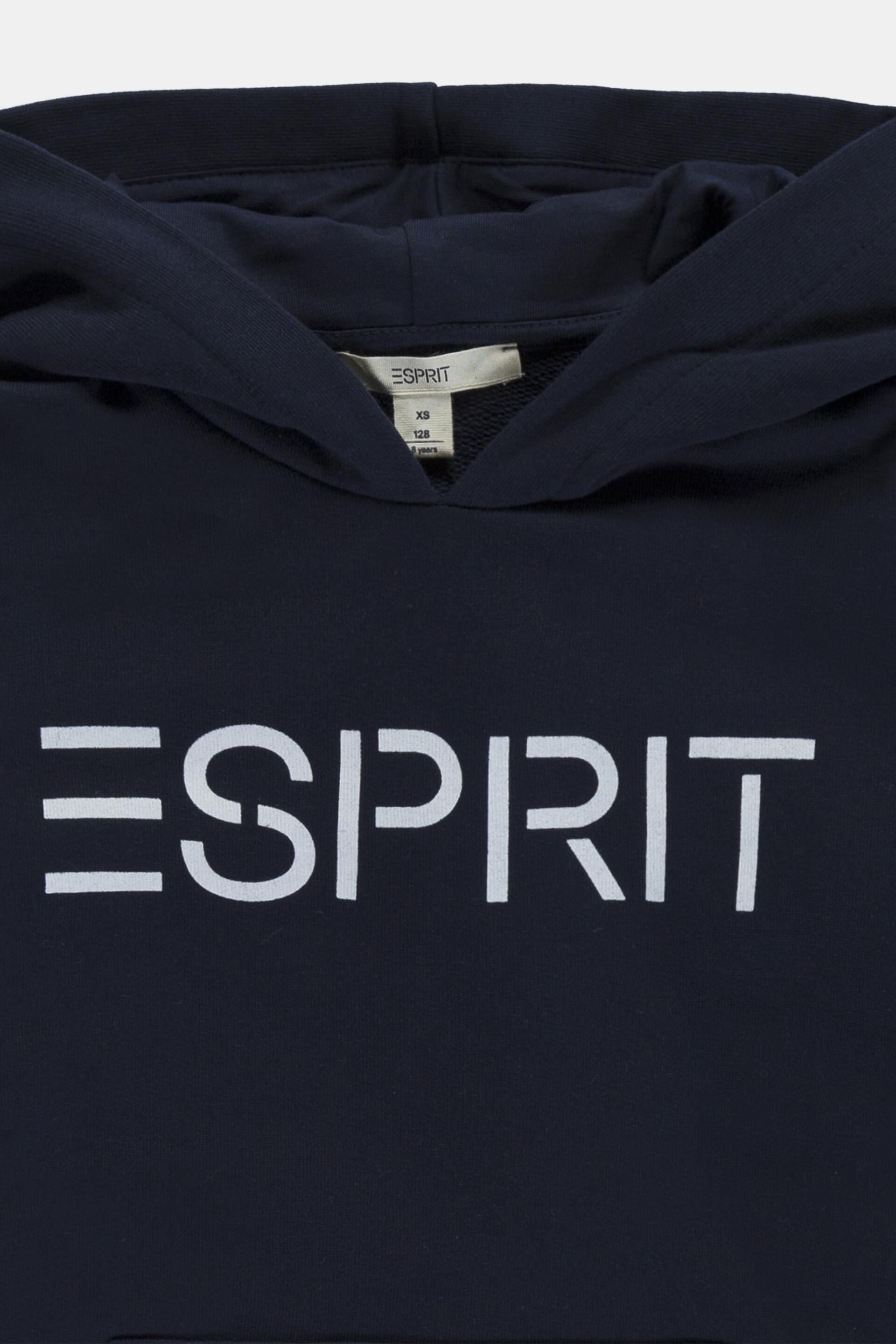 Sweat à capuche et logo imprimé, 100% coton