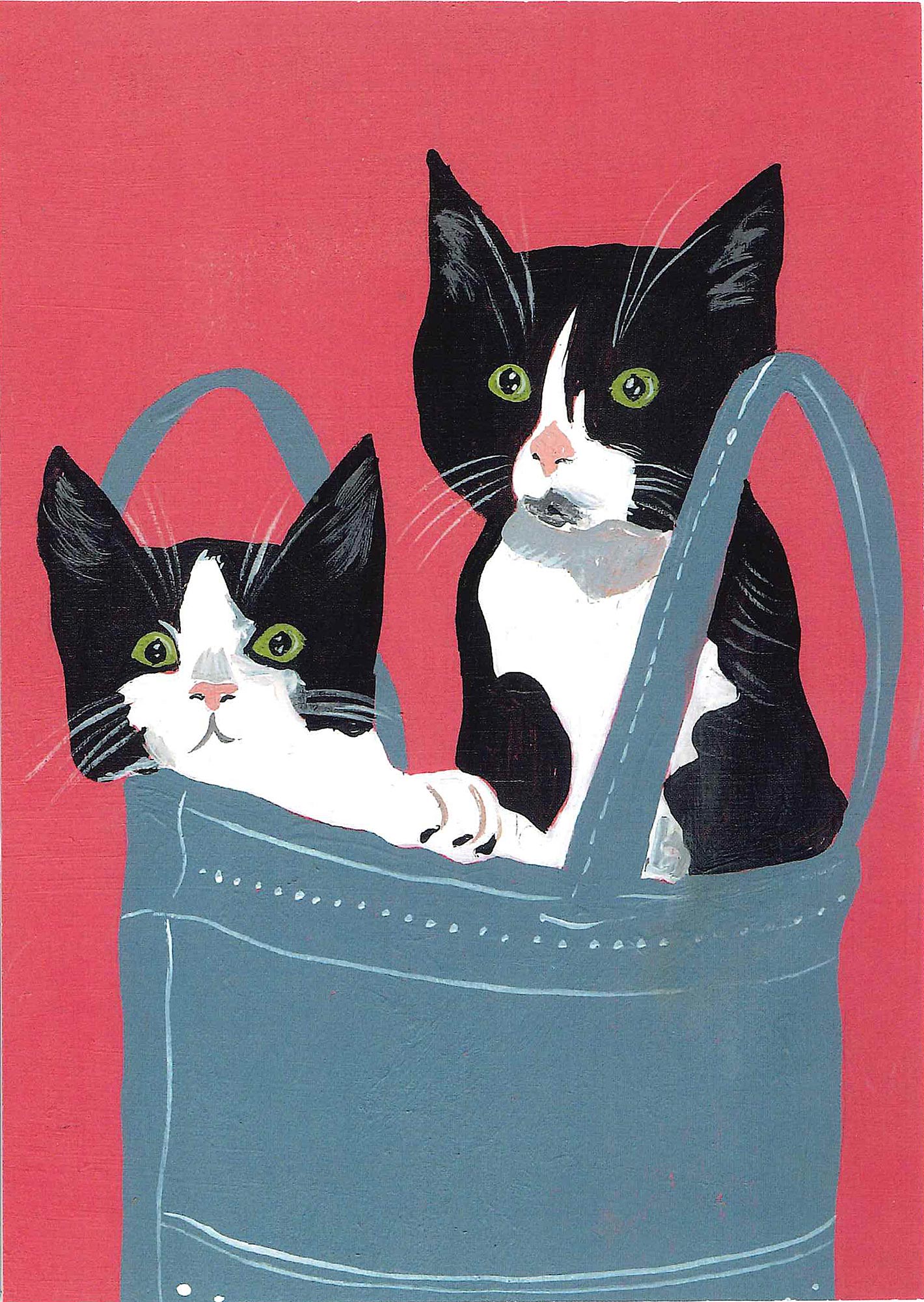 Postkarte 'Cats in a Bag' günstig bestellen
