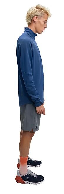 ON RUNNING - T-SHIRT ML DEMI ZIP CLIMATE SHIRT M