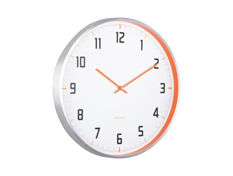 Wall Clock Sporty KA5969BY Bright yellow