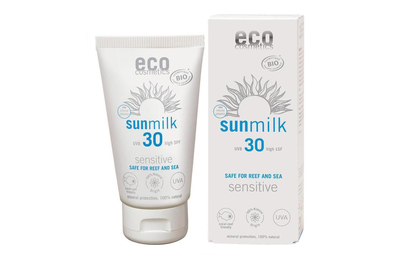 Sonnenschutzcreme »eco cosmetics Sensitive LSF 30 75 ml«
