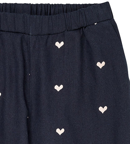 Copenhagen Colors Hosen - Navy m. Herzen