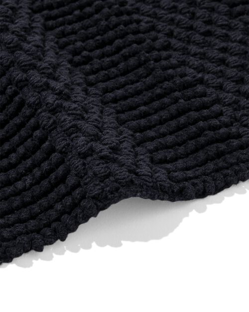 tapis de bain 50x80 rayures noir