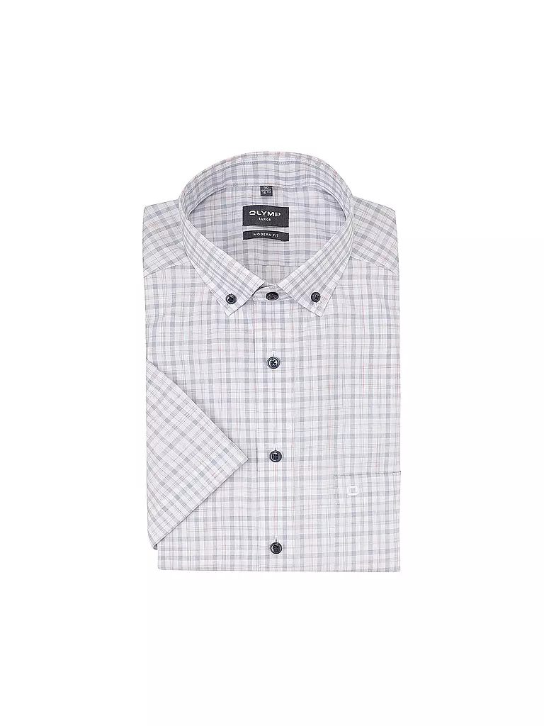 OLYMP Hemd Modern Fit hellgrau