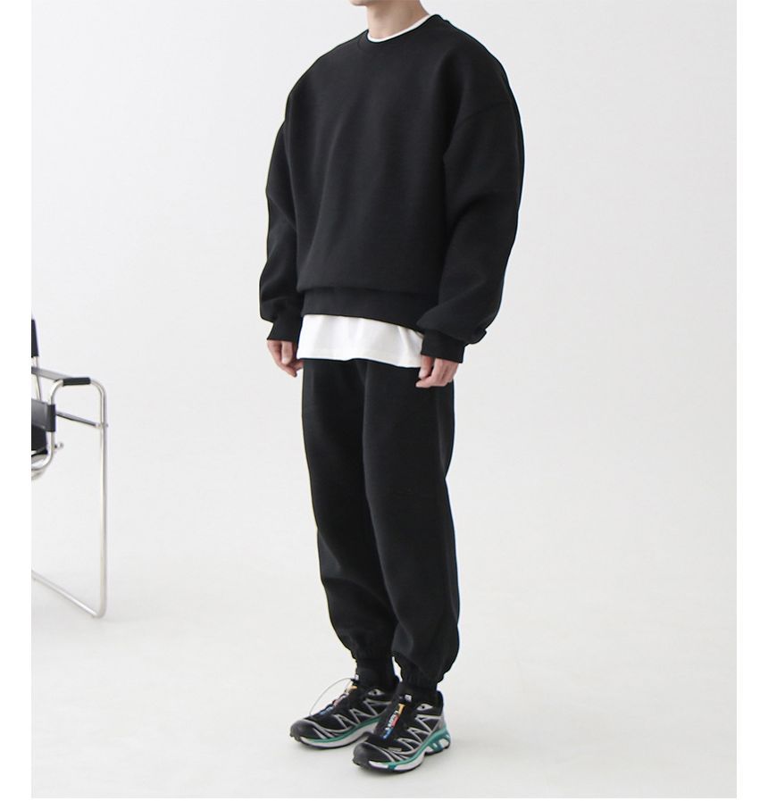 Okwano - Sweatshirt met ronde hals en elastische taille