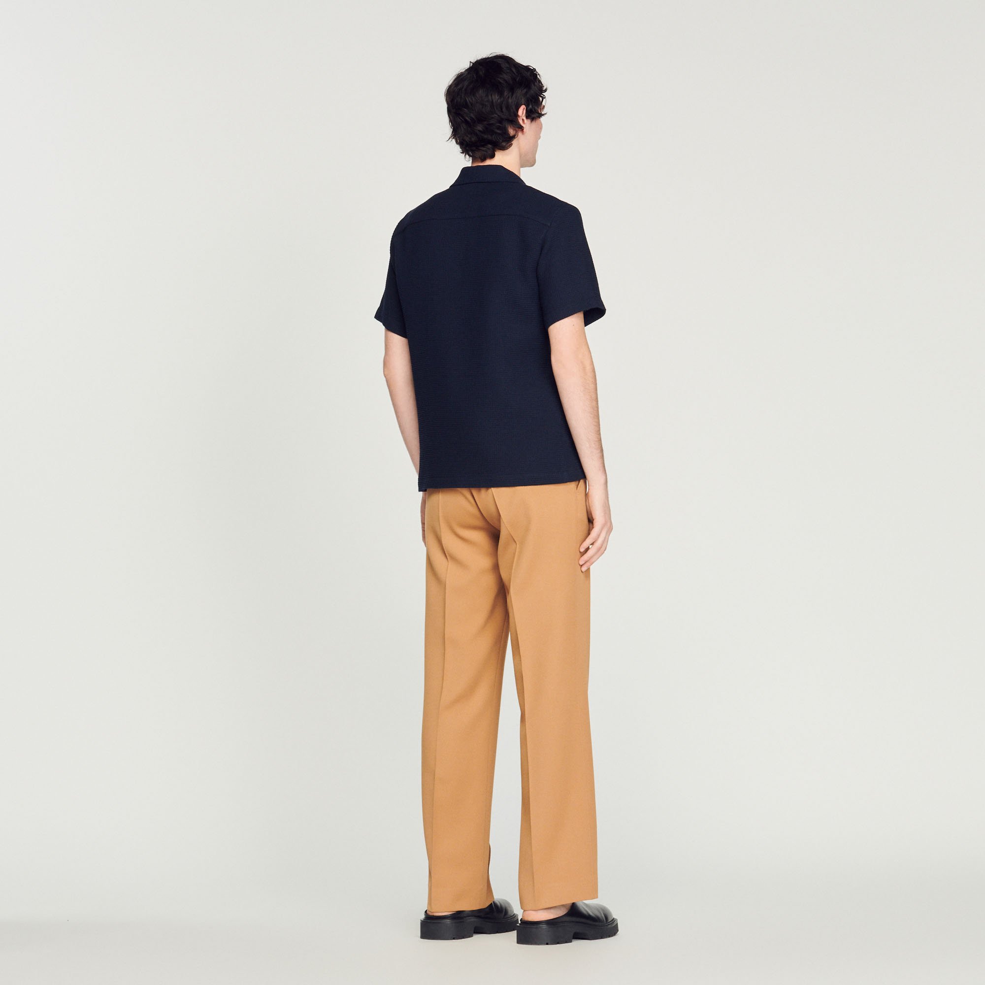 Chemise nid d'abeille