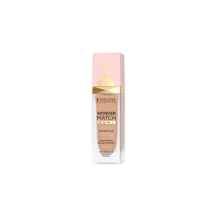 Eveline Wonder Match Lumi Illuminating foundation /25 Beige Sand 30 ml