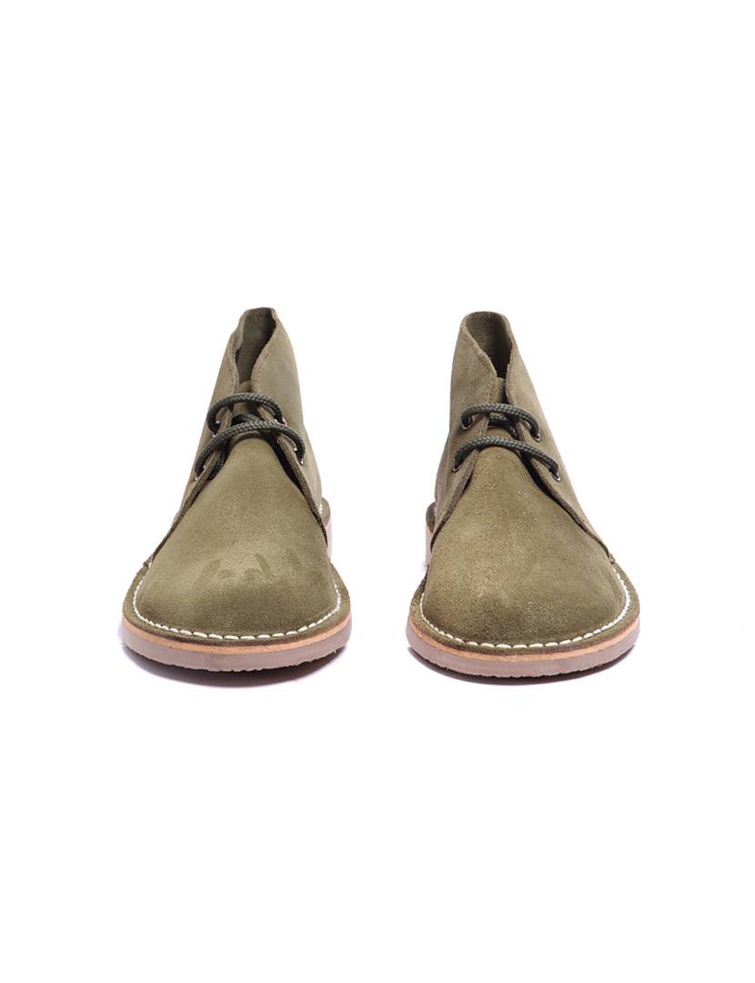 Safari Kids Lace-Up Boots Khaki
