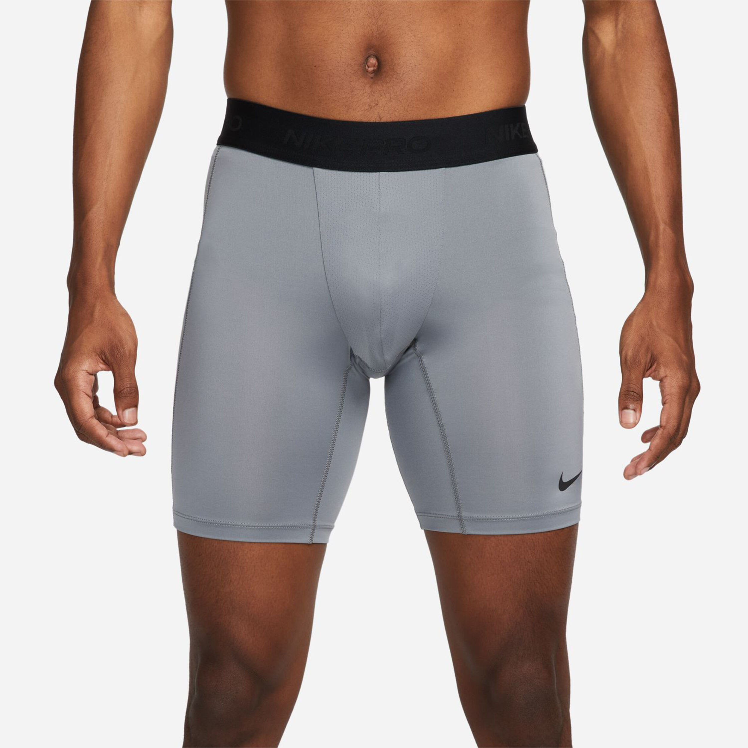 Nike Pro Shorts Hommes - Gris Clair , Noir