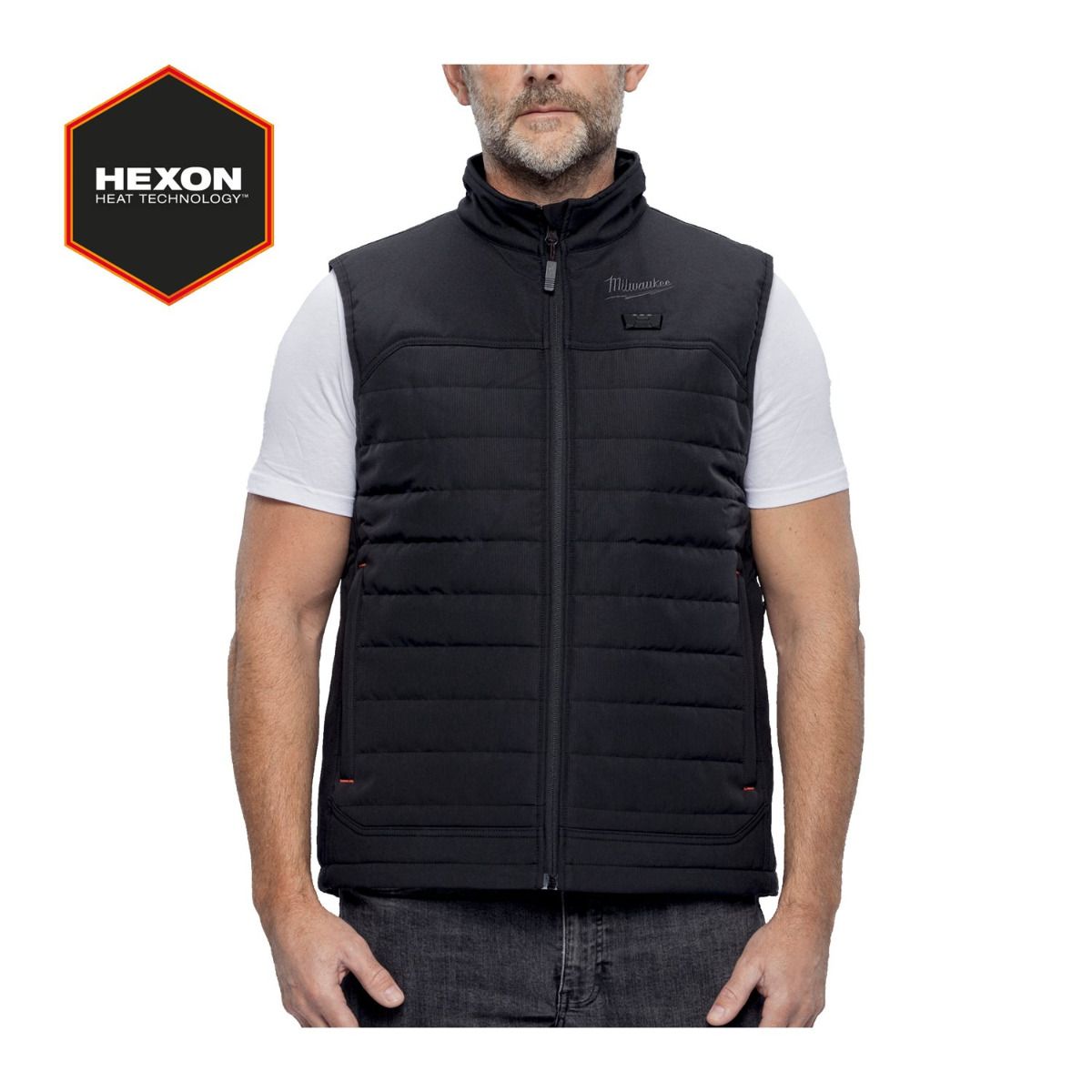Milwaukee M12™ HPVBL3-0 (L) HEXON Verwarmde bodywarmer zwart - 4932493844