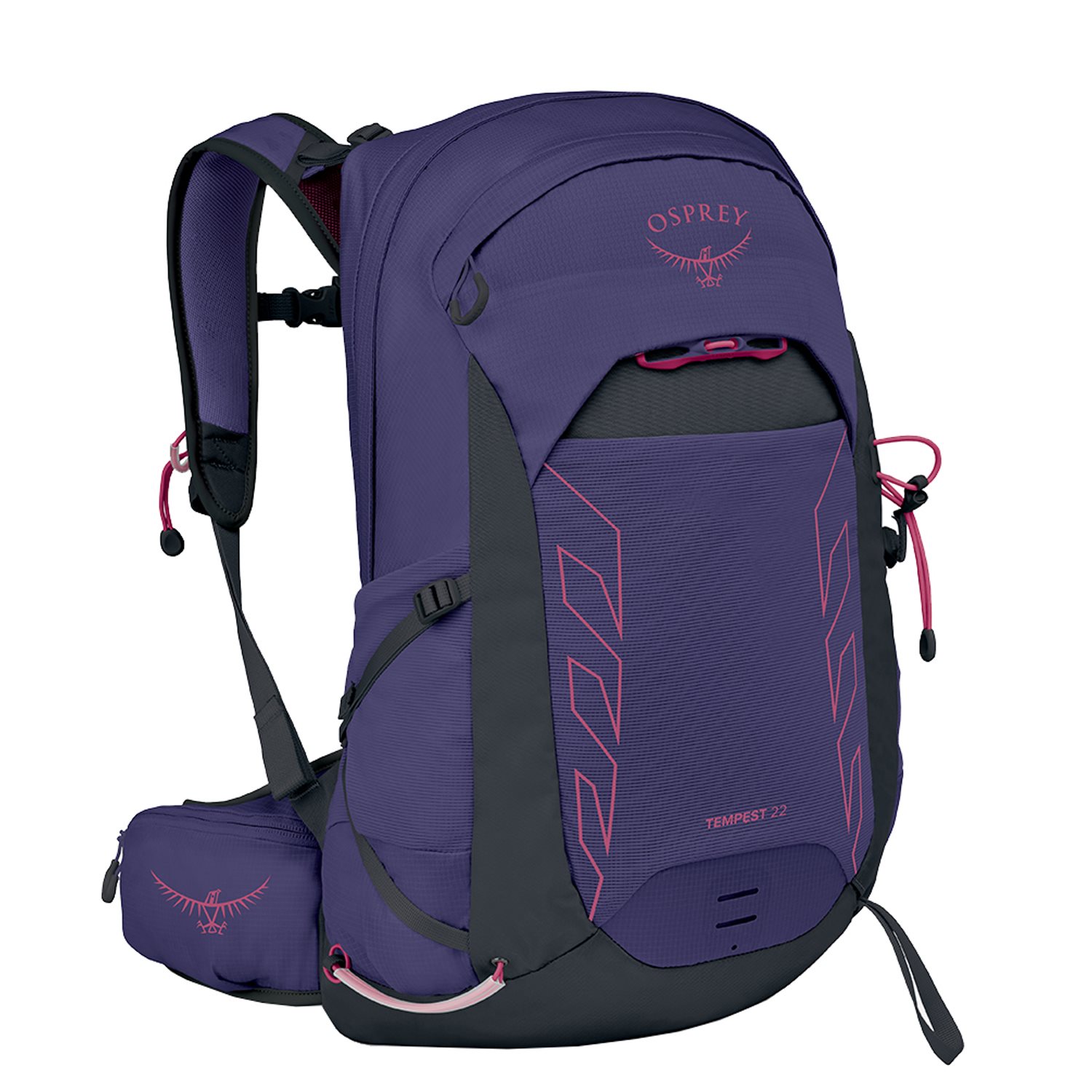 Osprey Tempest 22 deep fig-hotspot pink