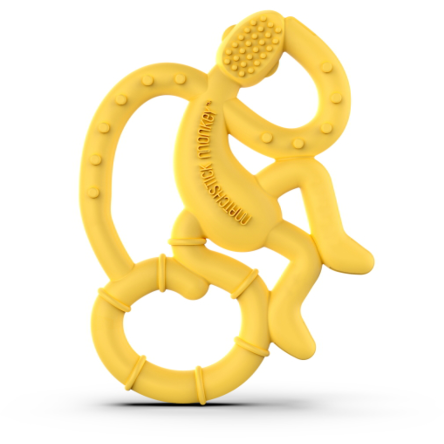 MATCHSTICK MONKEY™ Beißring Affe mini, gelb