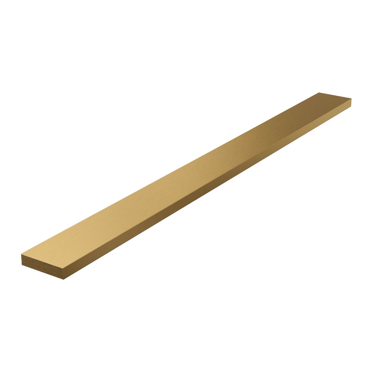 Brauer los multifunctioneel tegelinlegrooster 80cm geborsteld goud PVD