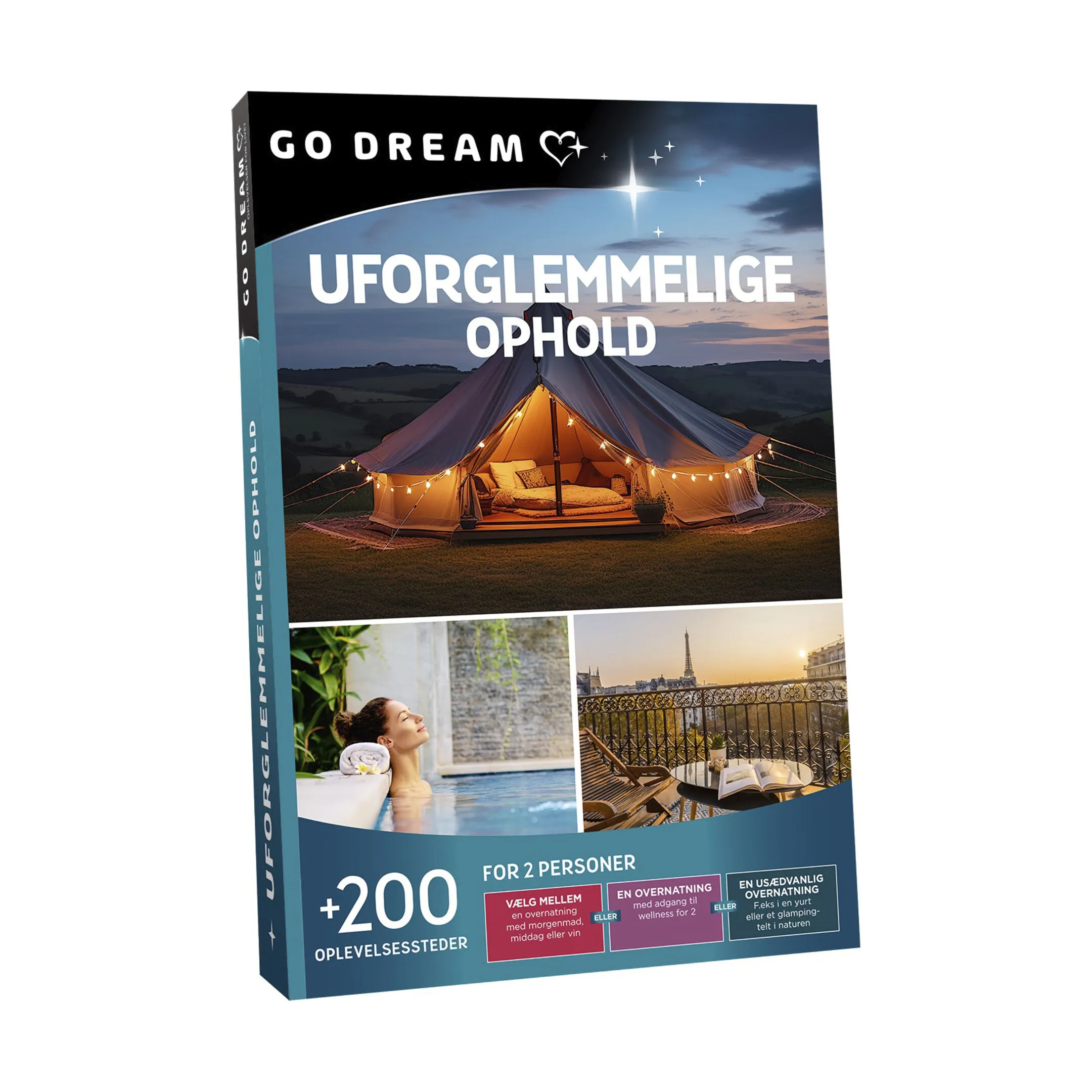 GO DREAM Gavekort - Uforglemmelige ophold