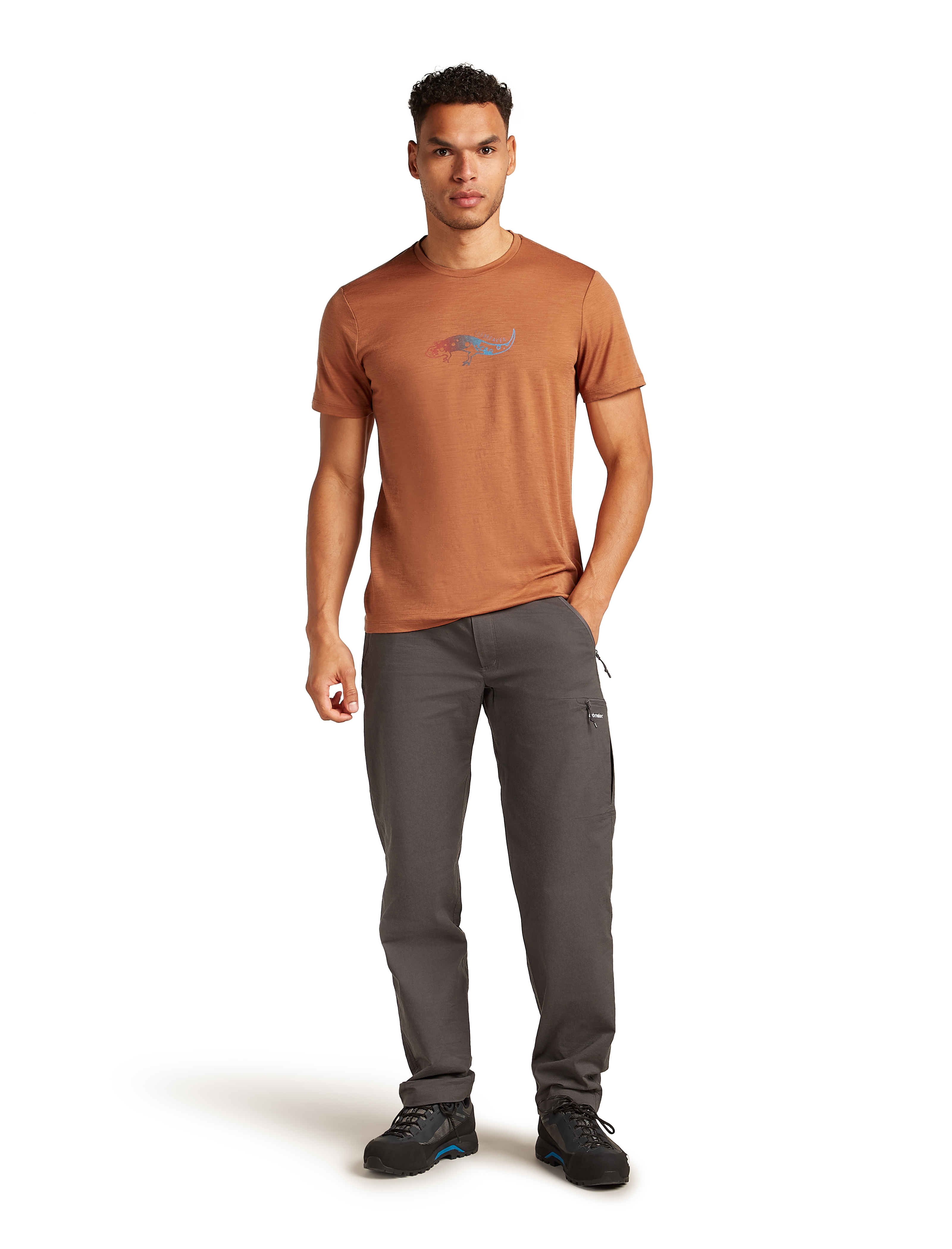 Mer 150 Tech Lite SS Tee Slimey Salamander Herre Dusty Clay