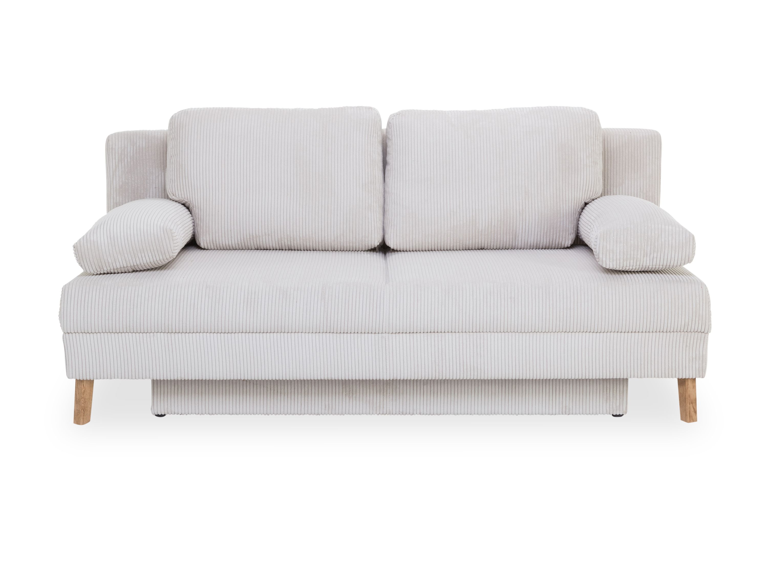 Schlafsofa Elastoform RABEA Eiche Natur beige Kord