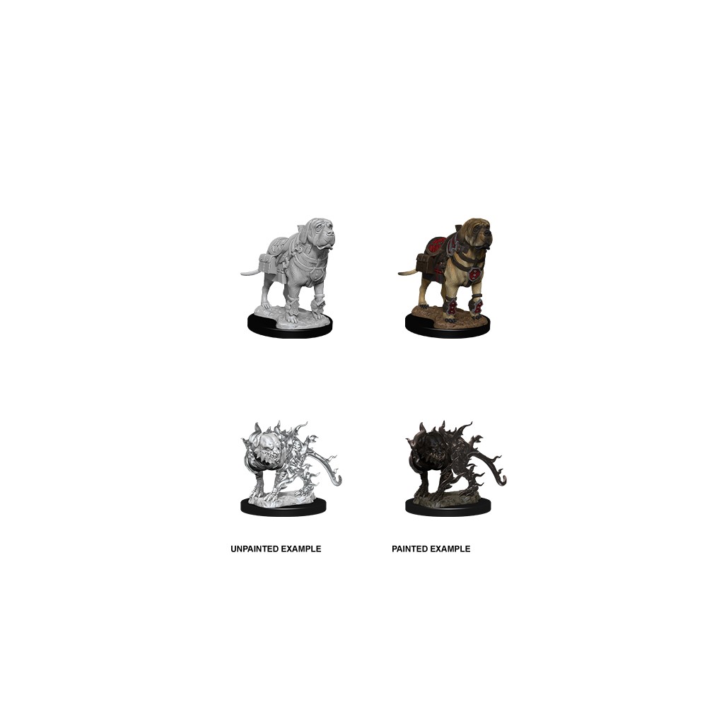 D&D Nolzur's Marvelous Unpainted Miniatures: Mastif & Shadow Mastif