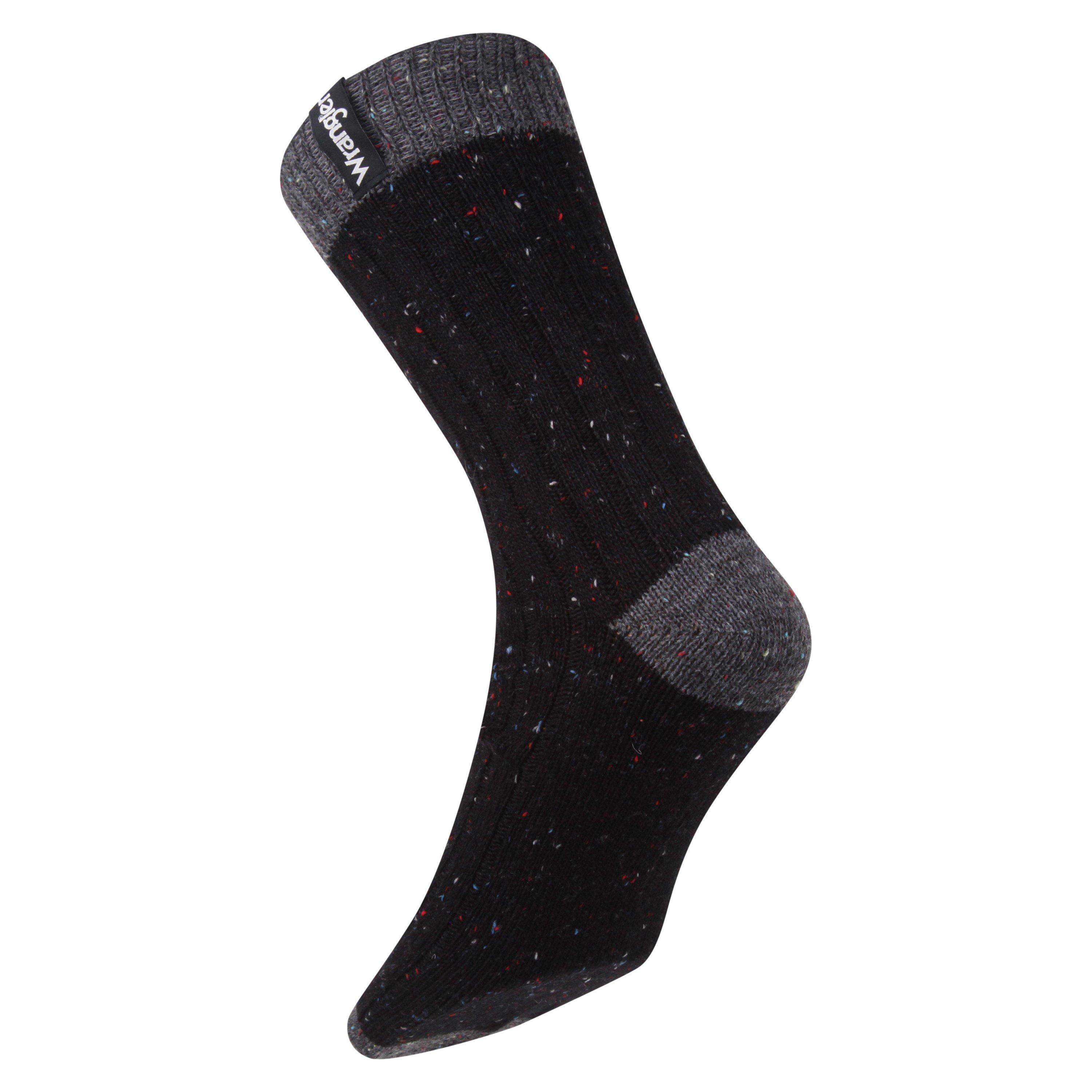 Wrangler Logo Tag Boot Socks 2 Pack Mens