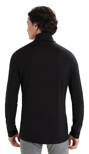 ICEBREAKER - T-SHIRT ML DEMI ZIP 200 OASIS HALF ZIP M