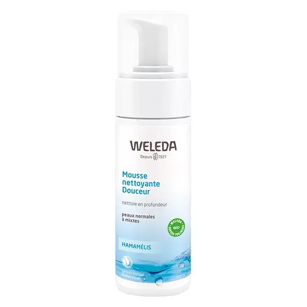 Espuma de Limpeza Suave Weleda com Hamamélis 150ml