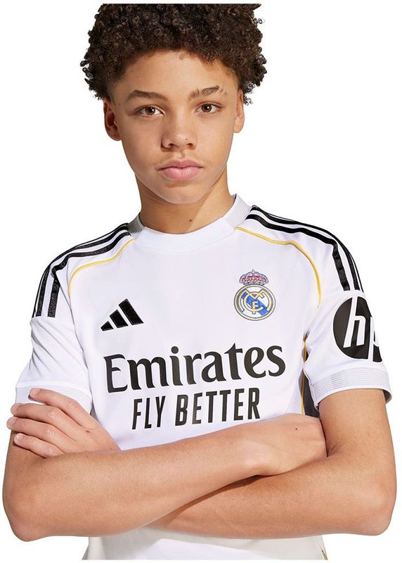 adidas - Real Madrid Kids Home Shirt - Wit - AEROREADY - Seizoen 20252026