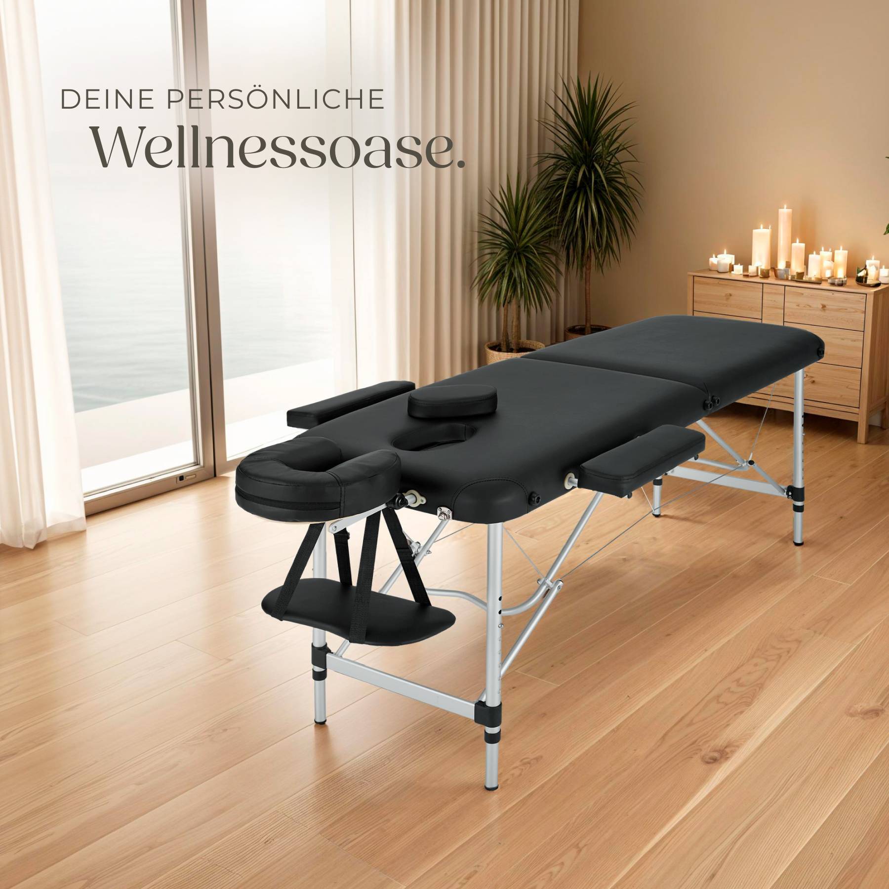 2 Zonen Massageliege