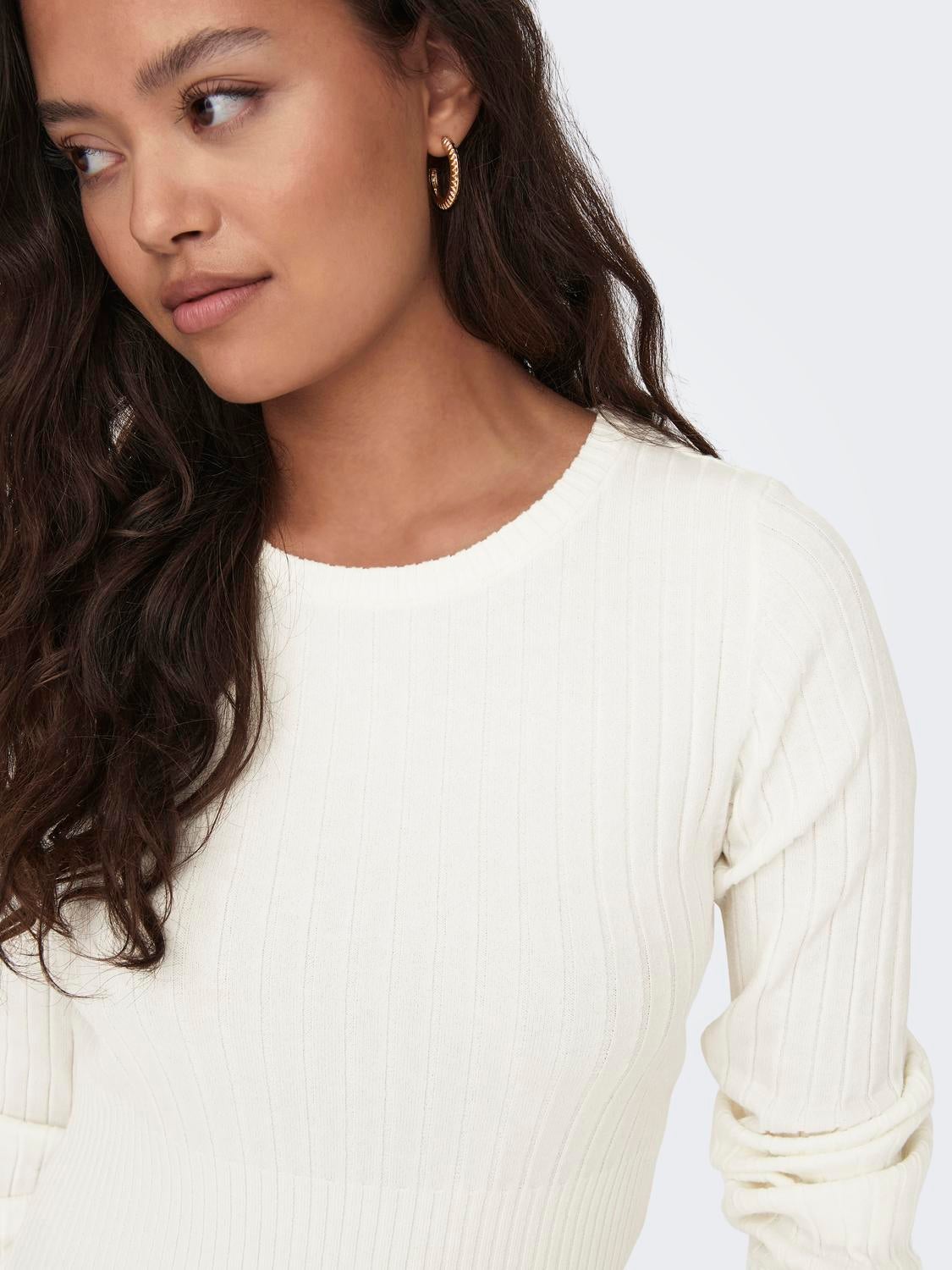 JDYPRIME Strickpullover Cloud Dancer