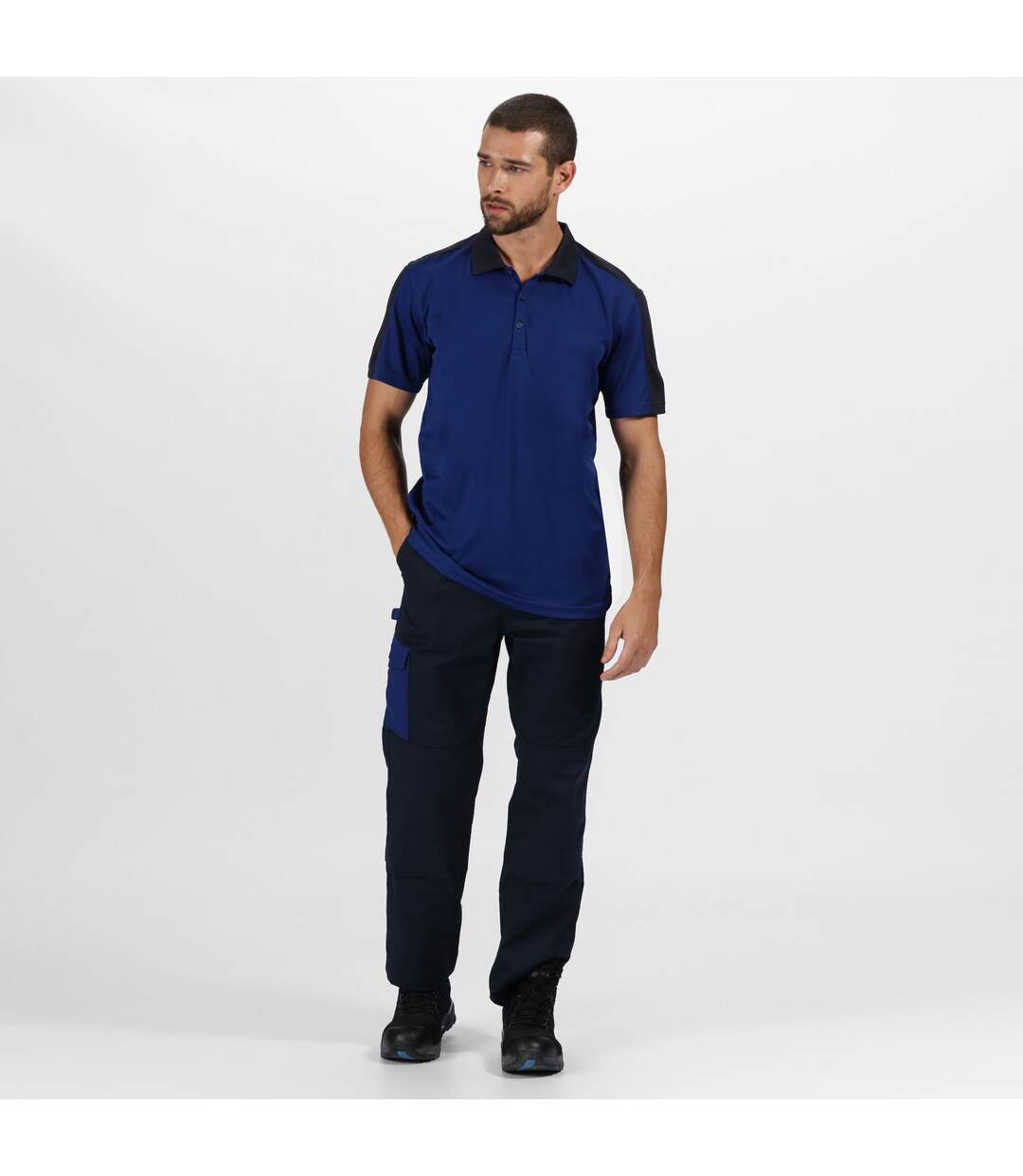 Regatta - Polo CONTRAST - Homme (Bleu roi / bleu marine) - UTRG3573