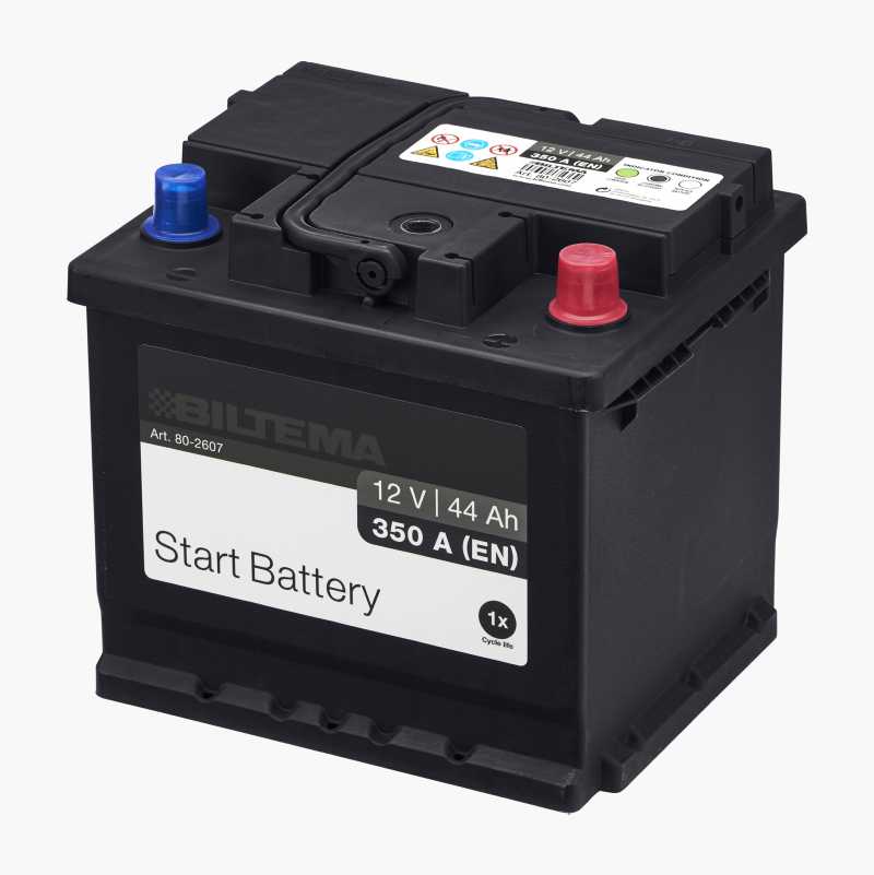 Startbatteri, 12 V, 44 Ah