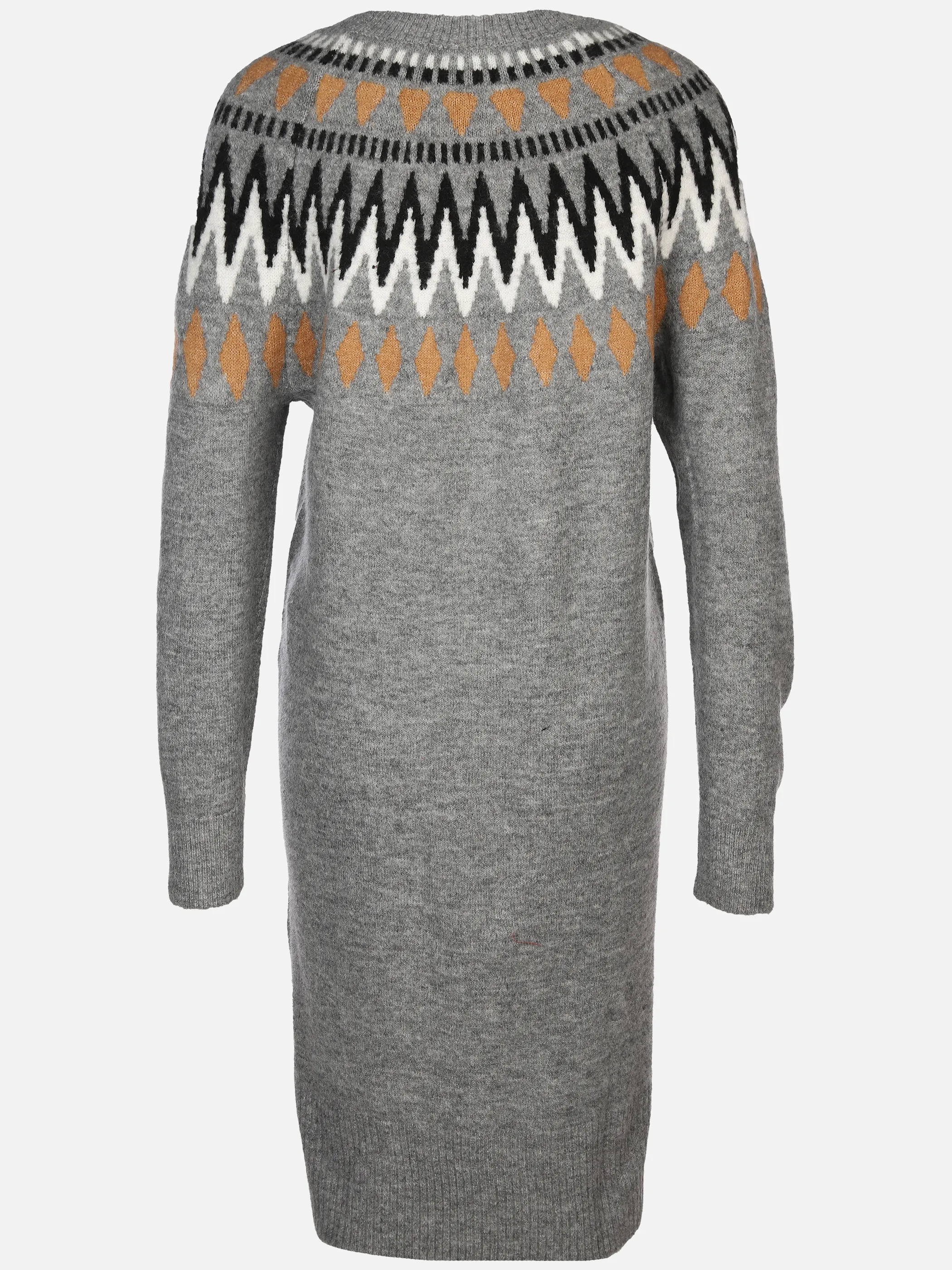 Damen Strickkleid mit Norwegermuster