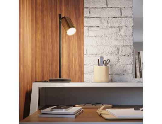 SOLLUX LIGHTING - Plafonnier winx 4l noir/doré