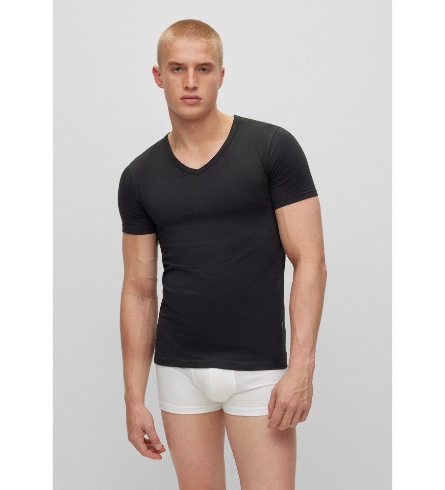 BOSS Pack 2 VN 2P Camisetas modernas pretas